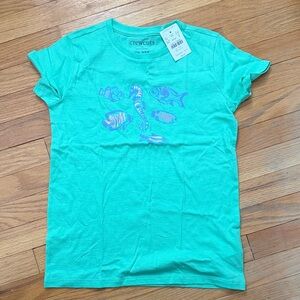 Crewcuts Teal Graphic T-Shirt